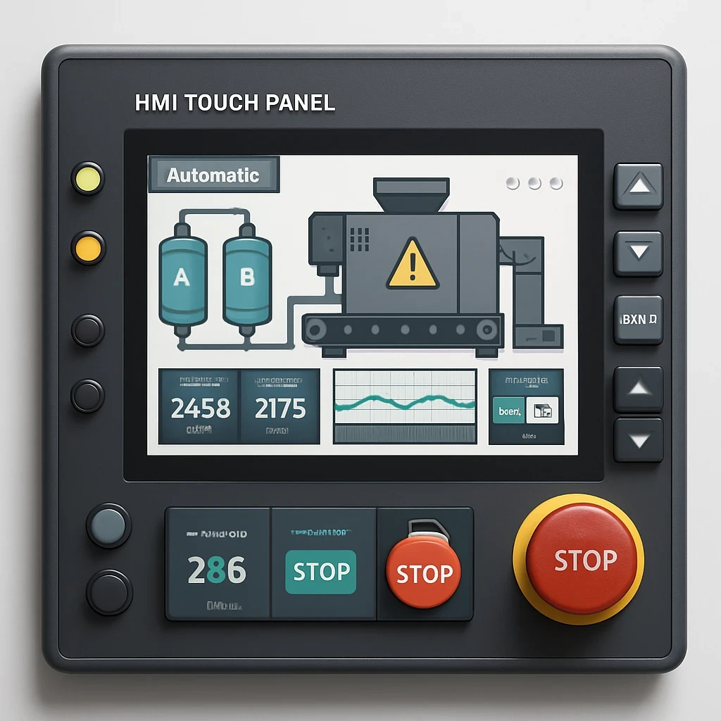 Czym są panele operatorskie HMI?